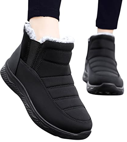 Kobilee Stivaletti Invernali Donna Comode All'Aperto Stivali da Neve Scarpe Neve Imbottiti Snow Boots Doposci Caldo Trekking Foderato Scarponi Antiscivolo Impermeabili