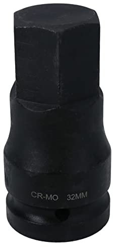 AB Tools 32 mm 3/4-Zoll-Antrieb, extra tief, Schlag-Sechskant-Inbusschlüssel, 88 mm lang