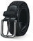 BELTER Stretchgürtel Herren Gürtel Elastischer Stoffgürtel Damen Flechtgürtel 38mm (Schwarz, 145cm)