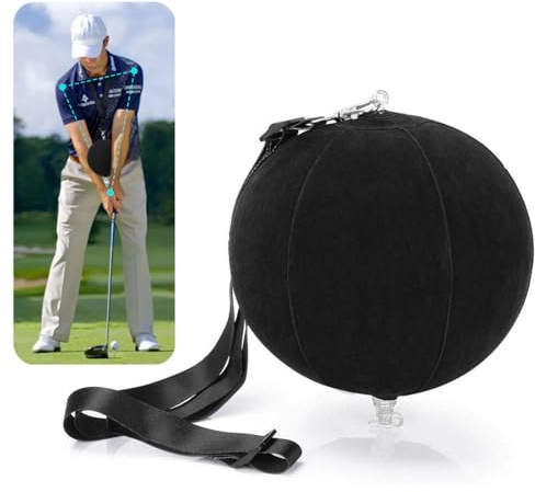 cakefly Golf Swing Trainer Grip Training Aid Club Smart Impact Ball Pratica Palla Insegnamento Correzione Postura Aiuti Braccio Regolabile Motion Guide, Golf Regali per Principianti
