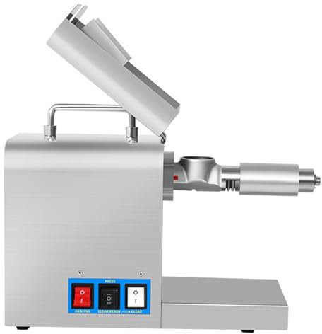 ExoticaBlend Ölpresse Elektrisch Kaltpresse Heißpresse Ölmühle aus Edelstahl 820W Samen Öl Pressmaschine Kommerziell Haushalt