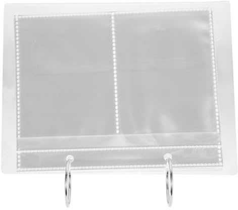 VICASKY Nail Art Sticker Organizer Book Transparent Display Album for Collecting and Showcasing Nail Stickers Lightweight Storage