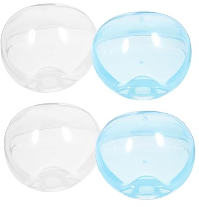 BESPORTBLE 4pezzi Porta Ciuccio per Ragazza Scatola Contenitore Portatile in Pp Custodia per Ciuccio di Ricambio Comodo da Trasportare e Pulire