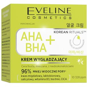 Eveline Cosmetics Korean Rituals Korean Rituals Glättende Gesichtscreme AHA/BHA+ - Reduziert Unreinheiten, Hellt Pigmentflecken auf, Reguliert Sebumproduktion