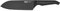 Furi Pro Jet Black East/West Santoku Knife 17cm, Limited Edition Chef's Knife for Superior Cutting Performance, Stainless Steel Blade, Matte, Jet Black Oxidised Finish, 25-Year Guarantee