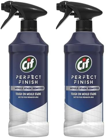 Cif Perfect Finish Mould Stain Remover surface cleaner Specialist Cleaner Spray for everyday cleaning 435 ml, Packaging May Vary (Pack of 2)