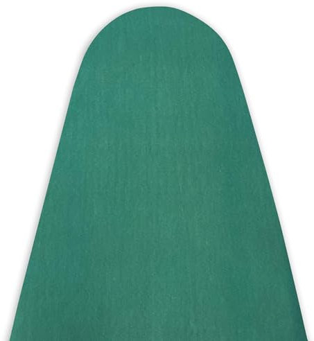 TUOLON Copriasse da Stiro Made in Italy 60 x 140 cm Universale per Ferri a Vapore Pratico e Morbido Copri ASSE da Stiro Telo con Elastico Copertina - Verde