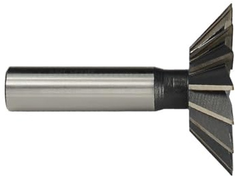 FCOVIRLEN Fresas de Cola de Milano, Fresas de Mango Recto Fresa de Cola de Milano HSS, vástago Recto, Fresa CNC, Fresa de Extremo de 55/60/45 Grados, Varios tamaños(10mmx60)