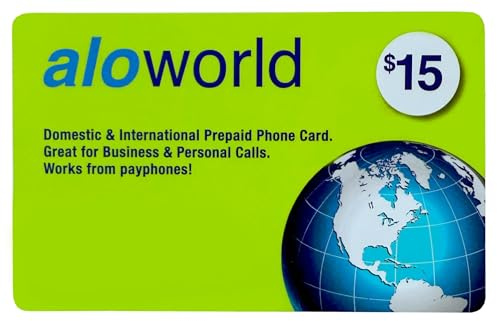 Phone Card for International & Domestic Calls, Prepaid Calling Card for Any Phones & Payphones | $15 USD