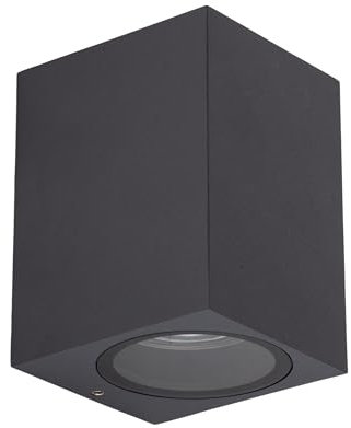 Näve Leuchten - Außenwandleuchte Cubus - Badezimmer/Außenbereich - Für G10 Leuchtmittel (max. 10W) - Anthrazit