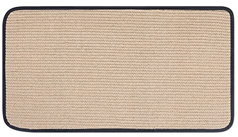 Navaris Tappeto Tiragraffi Gatti - Tavola Tira Graffi Parete - Protezione Graffi Sisal 60x32cm Angolo Muro Sala - Tappeto Arrampicata Gatto Gioco