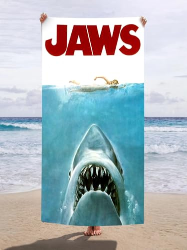 WSH-JAWS MOVIE POSTER - Beach Towel