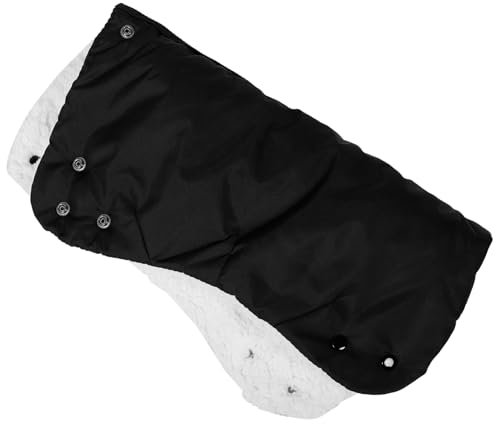 SHOWERORO Winddichte Kinderwagenhandschuhe Für Winter Isoliert Innen Mit Dickem Fleece Gefüttert Baumwollmaterial Bequeme Fäustlinge Für Kinderwagengriffe
