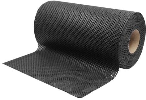 BLACK-CAT Original Antirutschmatte Auto 10.000x500mm – rutschfeste Gummimatte für Kofferraum, Werkstatt & Haushalt | 3,3 mm dick, zuschneidbar, flexibel, robust & reißfest