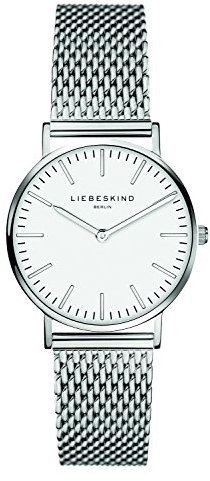Liebeskind Berlin Damen Analog Quarz Uhr mit Edelstahl