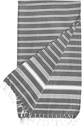 BUTLERS Surfside Badetuch 90x170 gestreift - Hamamtuch mit Fransen - Baumwolldecke, Handtuch, Strandtuch, Saunatuch