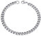 PROSTEEL Damen Armband 19cm Edelstahl Panzerkette Armband Hip Hop Bracelet 6mm breit kubanische Armkette Frauen Jungen Modeschmuck Accessoire für Geburtstag
