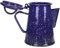 USHOBE Enamel Coffee Percolator - Retro Coffee Maker for Outdoors, Camping, Office - Large Brew Pot