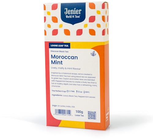 Moroccan Mint Black Tea - 100g Loose Leaf Tea
