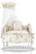 Baby Delux Beistellbett Set Babybett Komplett Set Stubenwagen weiß 90x40 mobil mit Rädern inkl. Bettwäsche Matratze (Giraffe beige)