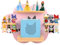 Cyeehxin Kompatibel mit Tonie Regal Wolke, Mädchen Junge für Tonie Regal Aufbewahrung für Tonie Box Set im Kinderzimmer, für Tonie Figuren Aufbewahrung, Rosa