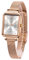 Taxau Rectangle Ladies Waterproof Metal Watch Quartz Watches for Women Large Numbers Stainless Steel Mesh Bracelet Women's Wrist Watches