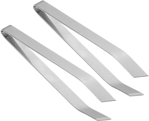 2pcs Stainless Steel Fish Bone Tweezers for Catfish Kitchen Tool