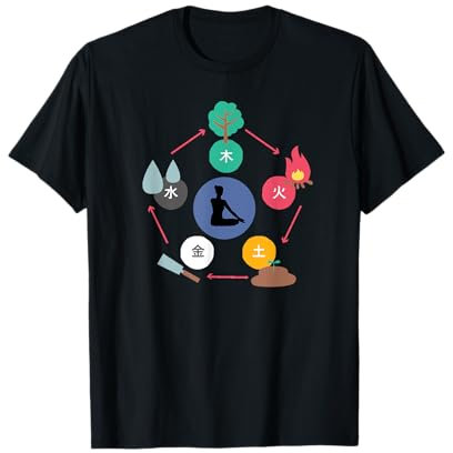 Tai Chi Quigong Chigong Chi Gong Meditation Yin Yang Qi Gong T-Shirt