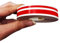 4R Quattroerre.it 10509 Trim Stripes Doppelt Klebestreifen für Autos, Rot, 11 mm x 10 mt