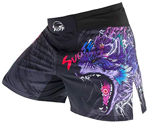 SUOTF MMA Shorts für Herren, Kampfshorts, BJJ Boxhose für Herren, Grappling, Suodk2, XL
