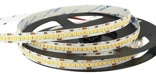 Planetitaly Striscia 1190 LED 2835 strip adesiva 24V DIMMERABILE bobina LED 5 metri 90W alta resa luminosa 9900 lumen bassa consumo 18W/MT (6500K)