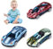 3pcs Voiture Jouet, Métal/plastique, métallisé, Roues caoutchoutées, Jantes sportives