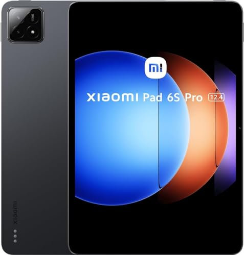 Xiaomi Pad 6S Pro WiFi Version (256GB + 8GB) 12.4 inches 3k 144Hz 10000mAh Bluetooth 5.3 6-Speakers 50MP Camera (Graphite Gray)