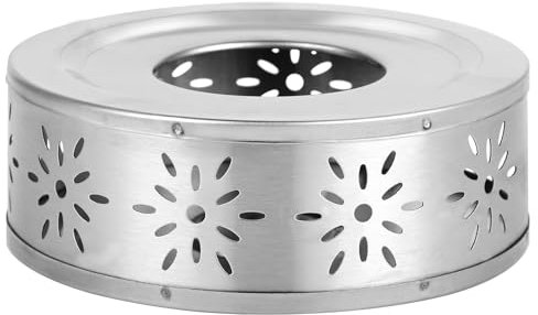 Calentador de Velas de té - Calentador Base para Tetera - Mantener té calient - Tetera de Acero Inoxidable con función de Calentamiento para Velas de té - Adecuado para el hogar y la Oficina