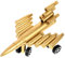 OSALADI Vintage Plane Model Iron Ornament Decorative Airplane Plaything for Home Decor Unique Travel Souvenir Creative Iron Aircraft Decoration for Collectors and Enthusiasts