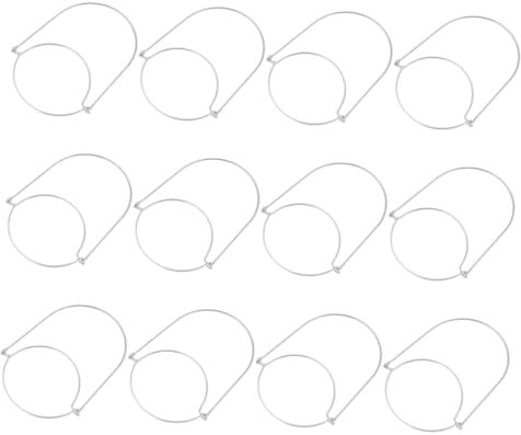 TIDTALEO 12 Piezas Asas de Alambre para Tarros de Soportes Inoxidable para Tarros Accesorios de Cocina Versátiles y Duraderos