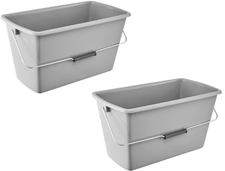 Keeeper Juego De 2 Cubos De Limpieza Doblados; 13L
