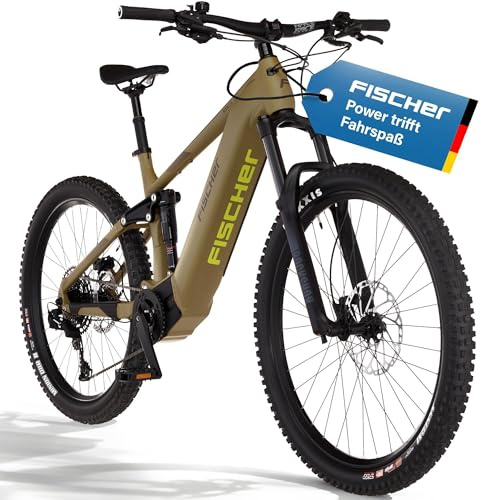 Fischer E-Bike MTB Montis 10.0i Ultimate Elektrofahrrad für Damen und Herren, RH 46, Mittelmotor 90 Nm, 36 V Akku