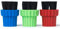 H2O Brushes for Steam Mop & Cleaner - Replacement Brushes X5 HD (3 Pack) (Nylon, Multicoloured)