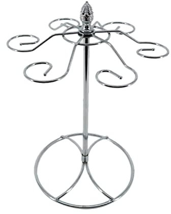 Cabilock Wine Glass Stand Holder Metal Countertop Wine Glass Holder Rack Freestanding Tabletop Stemware Storage Rack for Home Bar Storage Tabletop es Rack