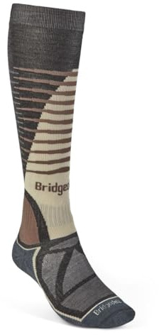 Bridgedale Mens 710214/319/L Socks, Graphite/Bungee, L EU