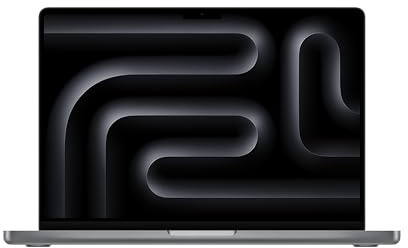 Apple 2023 MacBook Pro laptop M3 chip with 8‑core CPU, 10‑core GPU: 14.2-inch Liquid Retina XDR display, 8GB unified memory, 1TB SSD storage. Works with iPhone/iPad; Space Grey