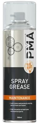 PMA Multi-purpose Silicone Lubricant - Water Repellant - Long Lasting Protection - 500ml - Aerosol Spray