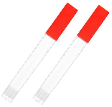 SECFOU 2pcs Adult Protection Boxes Plastic Storage Tubes with Lid for Thermometers Suitable for Home Use