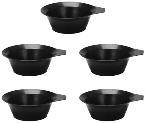 Iyalezirk 5X Peluqueria Salon Pelo Color Tinte Bol de Tinte para Colorear [Cuidado Personal]