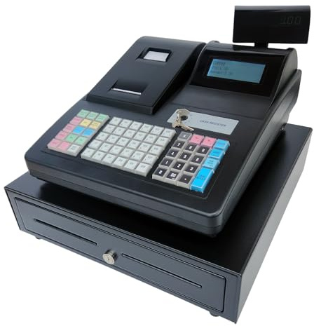 CRG CRG520 Cash Register Till - Dual Printer. Ideal for Retail or Hospitality. Simple to Setup and Operate. Extensive Features Such as Cashiers, permissions, tabs/Tables, VAT, Receipt Header.