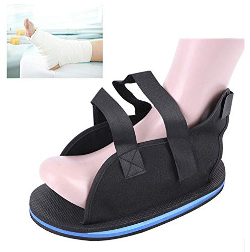 Medical Open Toe Plaster Cast Shoe Gypsum Shoe Foot Fracture Surgical Shoes Surgical Rehabilitation Shoes Toe Valgus Surgical Fixed Shoes for Stable Ankle Joints, Postoperative Recovery, Pain Relief
