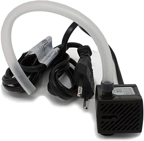 Aurora Store Pompa Motorino Presepe per Fontana Flow Rate 1/H 150 3W Pompa d'Acqua sommersa con Ventose Flusso Regolabile Adatte per cascate, Giochi d'Acqua modellismo villaggi Natale