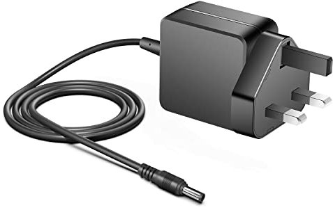 Robot Vacuum Cleaner Charger 19V 0.6A UK Plug AC/DC Adapter for Eufy RoboVac G30 30C Lefant M213 M210 M210B M500 Coredy R500 R580 Robotic Vacuums Mop Proscenic 850T ECOVACS N79 Power cord Cable