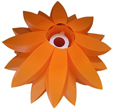 OSALADI Cubierta De Luz De Techo Flor Diy Rompecabezas Pantalla Rústico Pantalla De Lámpara Iq Puzzle Pantalla De Lámpara De Rompecabezas Iq Pantallas De Lámparas Colgantes Rota Loto